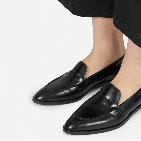 Everlane Shoes - Everlane modern penny loafers leather slip on